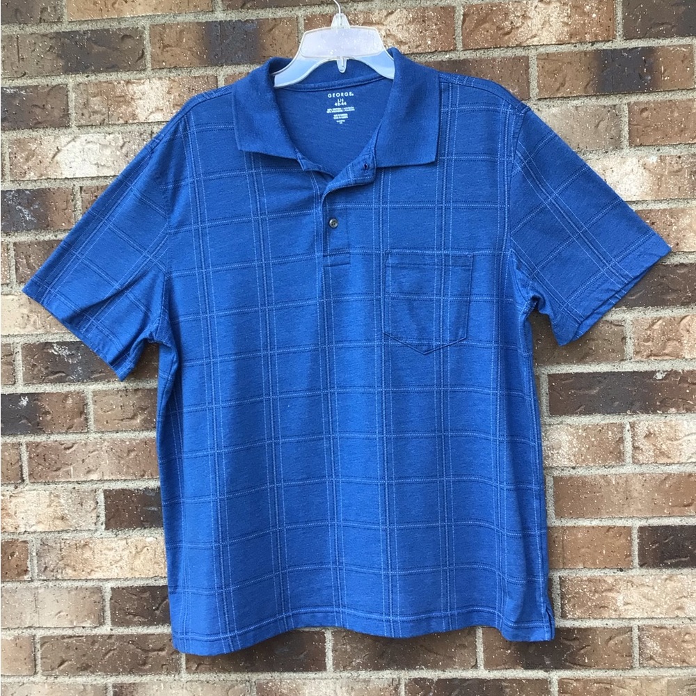 George Men's Blue Polo Shirt